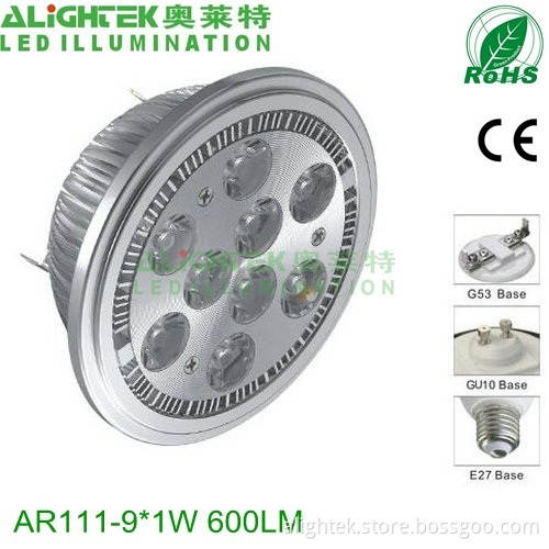 10w E27/gu10/ G53 Ar111 Led Spot Light